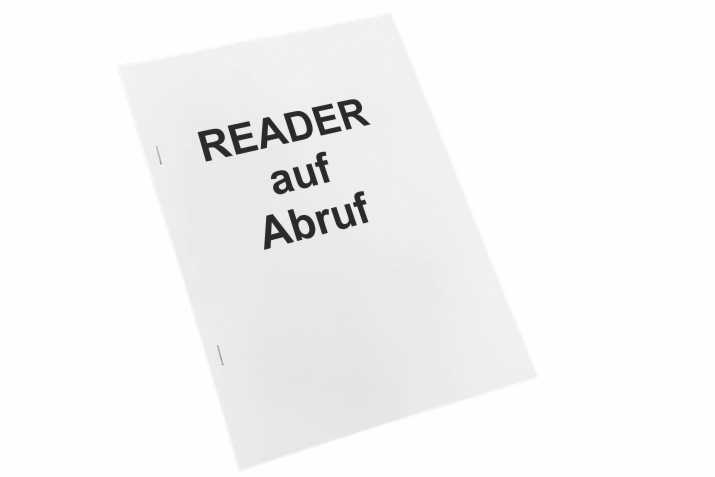 Reader mit Buchheftung