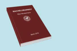 Hardcoverbindung A4 (130 bis 270 Blatt) / Studierende